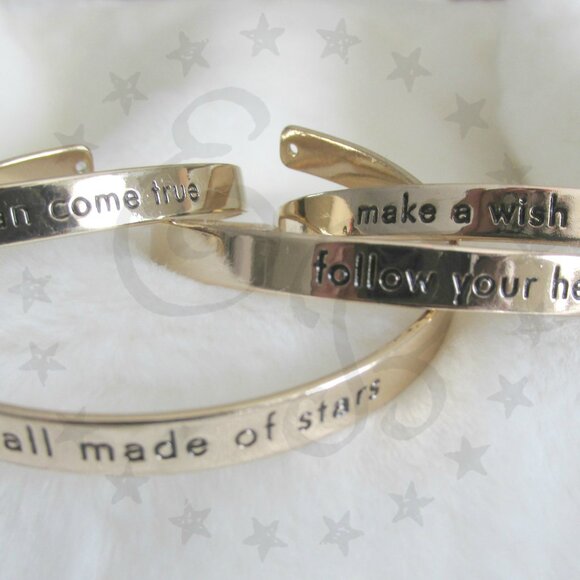 Gold Engraved Bracelets - Picture 3 of 5